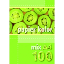 Papier kserograficzny kolor A-4/80g KRESKA /100ark./ mix intensywny